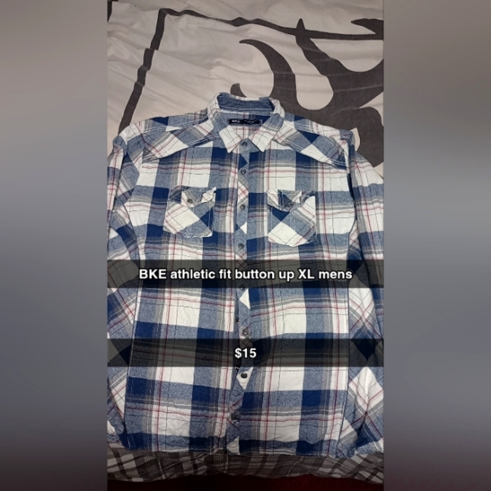 BKE athletic button up XL